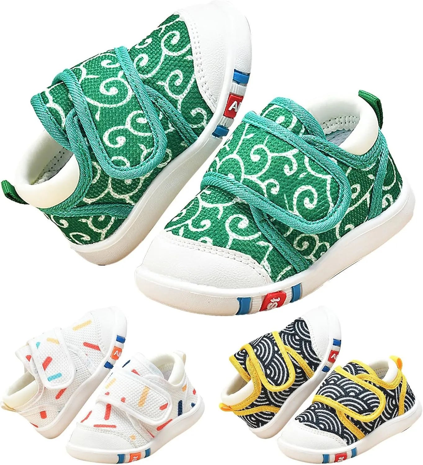 Toddler Boy Girl Shoes Sea Pattern Spring and Autumn Soft Bottom Non Slip Comfortable Design Sneakers Toddler Kid