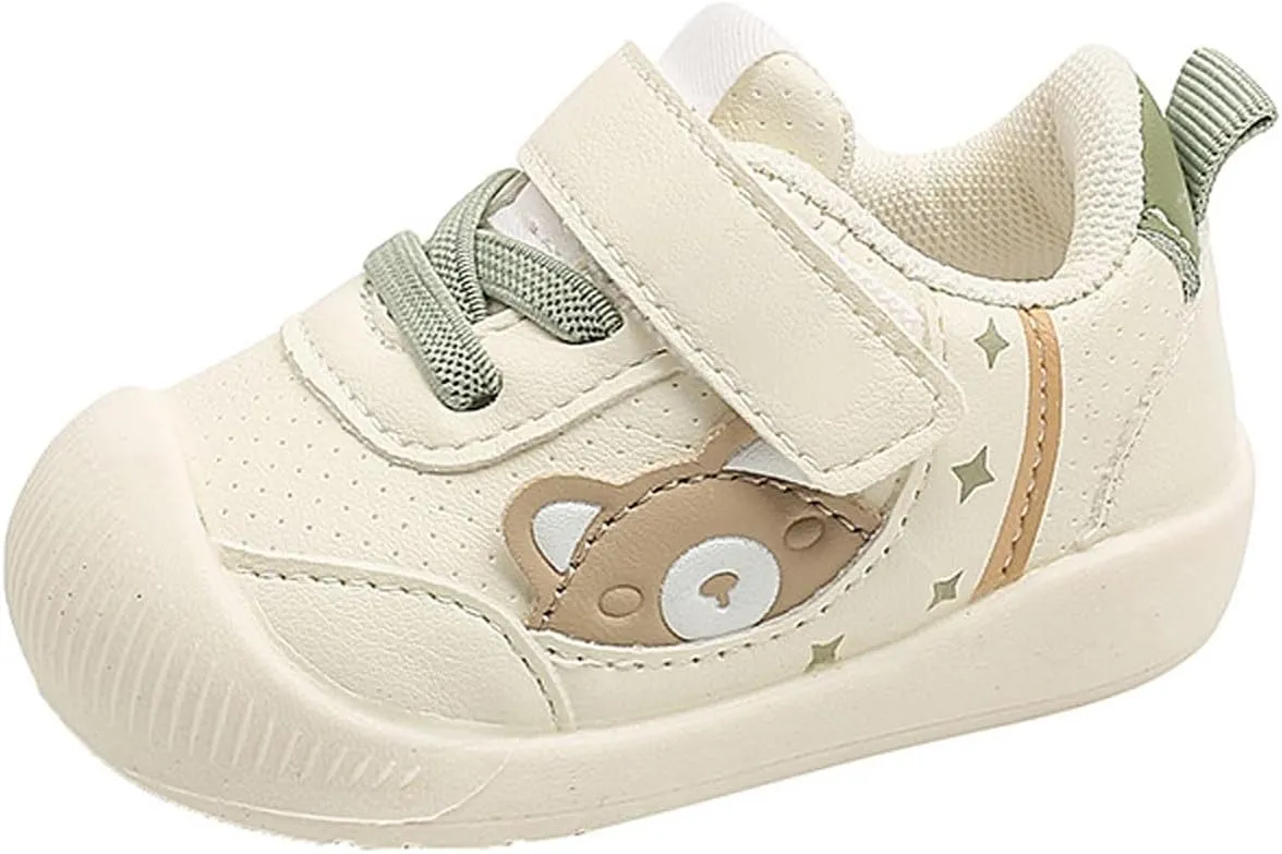 Toddler Boys Girls Cute artoon Lightweight Non-Slip Sneakers, Comfortable Soft Sole Casual First Walking Shoes