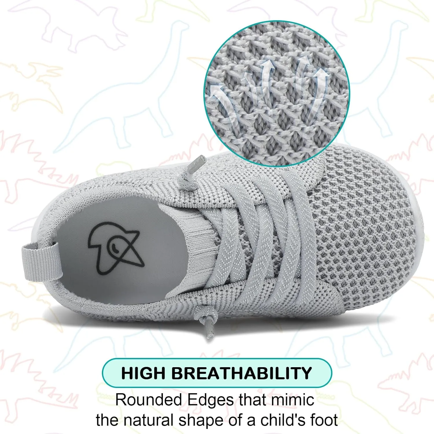 Toddler Boys Girls Shoes Barefoot Shoes Toddler Walking Shoes Kids Tennis Shoes Wide Lightweight Breathable Sneakers