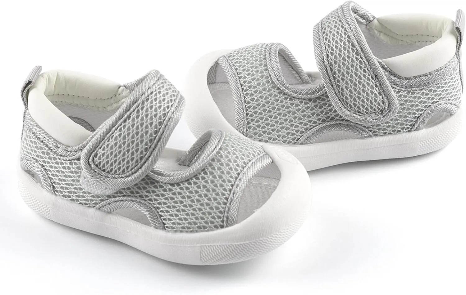 Toddler Boys Girls Unisex Baby Summer Sport Sandals Closed Toe Non-Slip Rubber Sole Pool Beach Mesh Sneakers Lightweight Outdoor Water Shoes