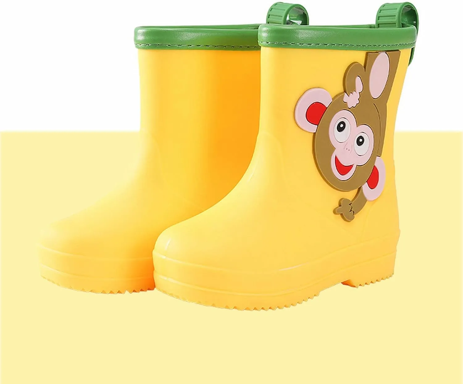Toddler Cartoon Rain Boots for Boys Girls Lightweight Waterproof Mud Boots Kids Rain Shoes Baby Water Shoes Boots