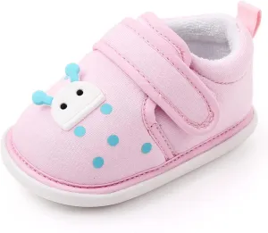Toddler Cotton Sneaker artoon Pattern Soft Sole Baby Boys Girls First Walking Sport Shoes Spring Indoor Outdoor Shoes