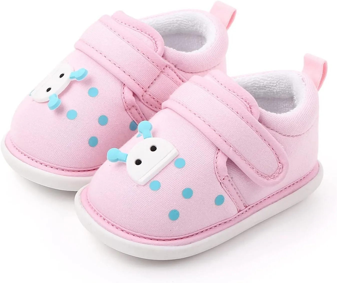 Toddler Cotton Sneaker artoon Pattern Soft Sole Baby Boys Girls First Walking Sport Shoes Spring Indoor Outdoor Shoes