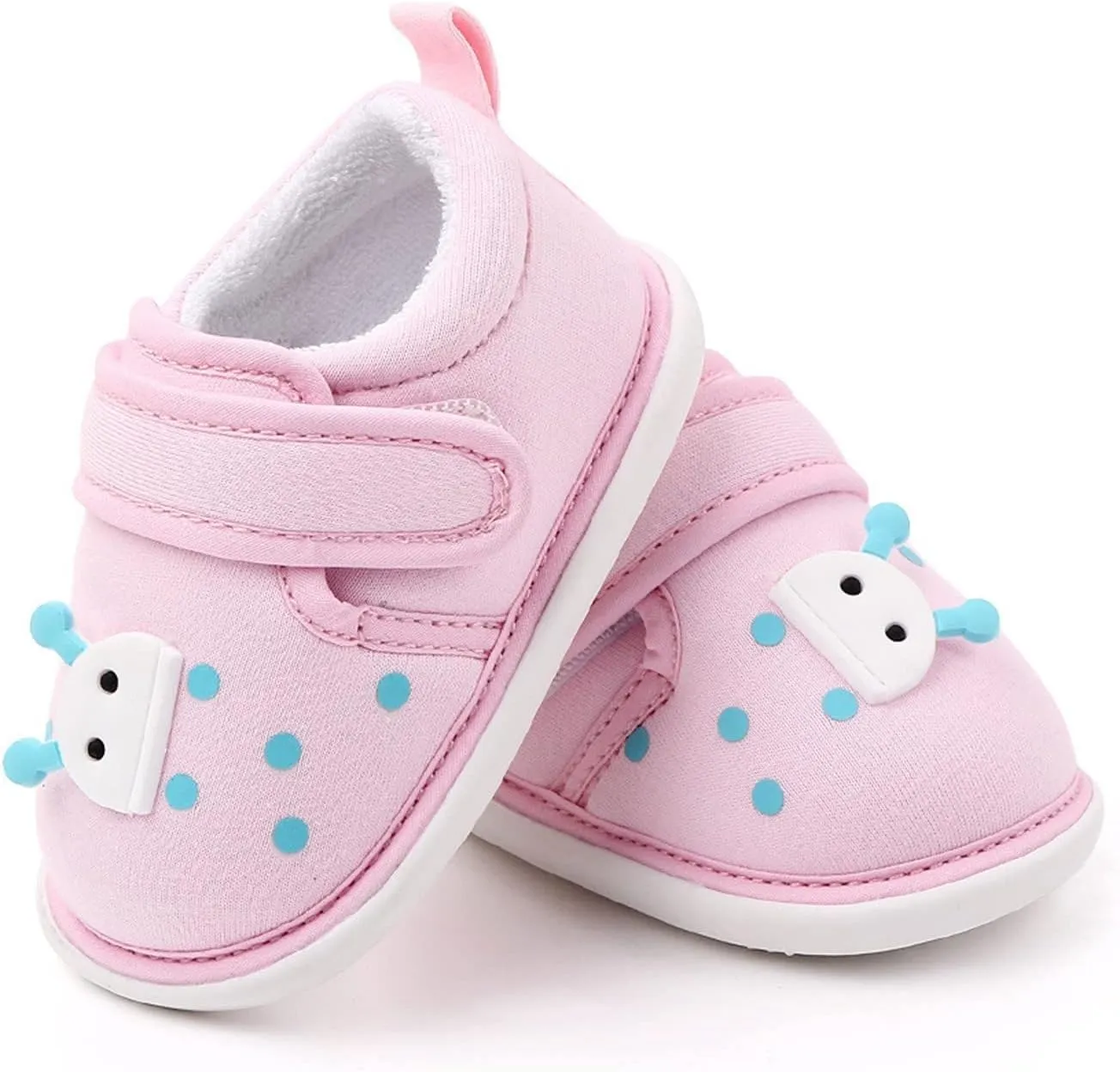 Toddler Cotton Sneaker artoon Pattern Soft Sole Baby Boys Girls First Walking Sport Shoes Spring Indoor Outdoor Shoes