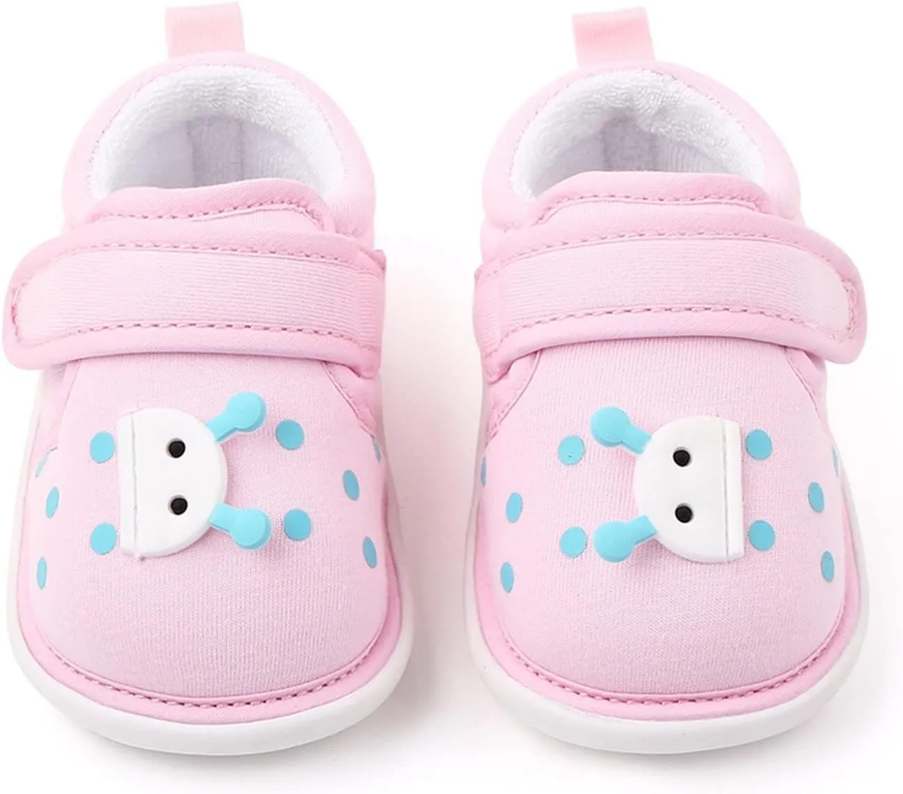 Toddler Cotton Sneaker artoon Pattern Soft Sole Baby Boys Girls First Walking Sport Shoes Spring Indoor Outdoor Shoes