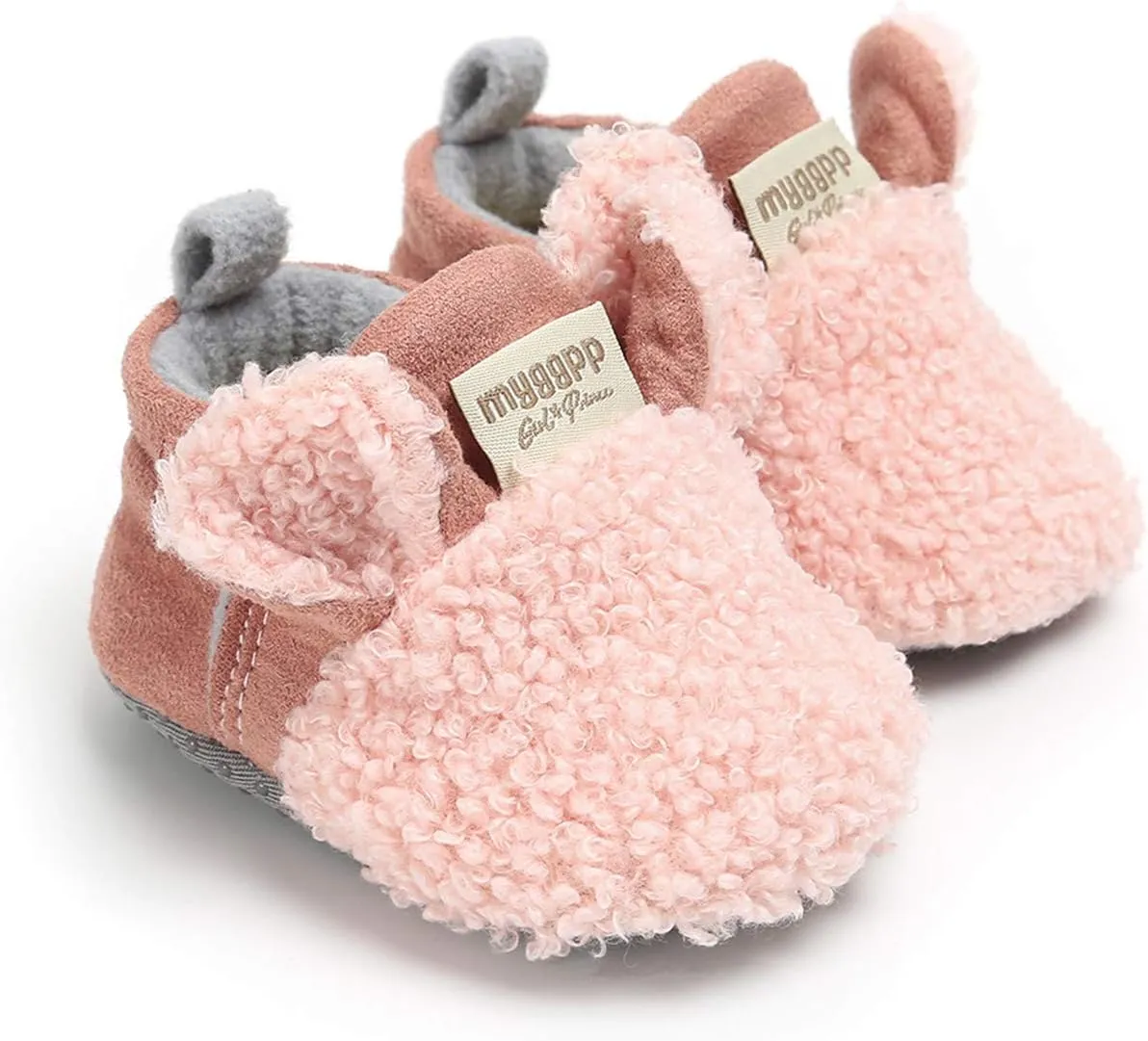 Toddler Cute Slippers Baby Warm Winter Cute Cartoon Animal Shape Shoes 0 to 18 Months Children Soft Sole Slippers