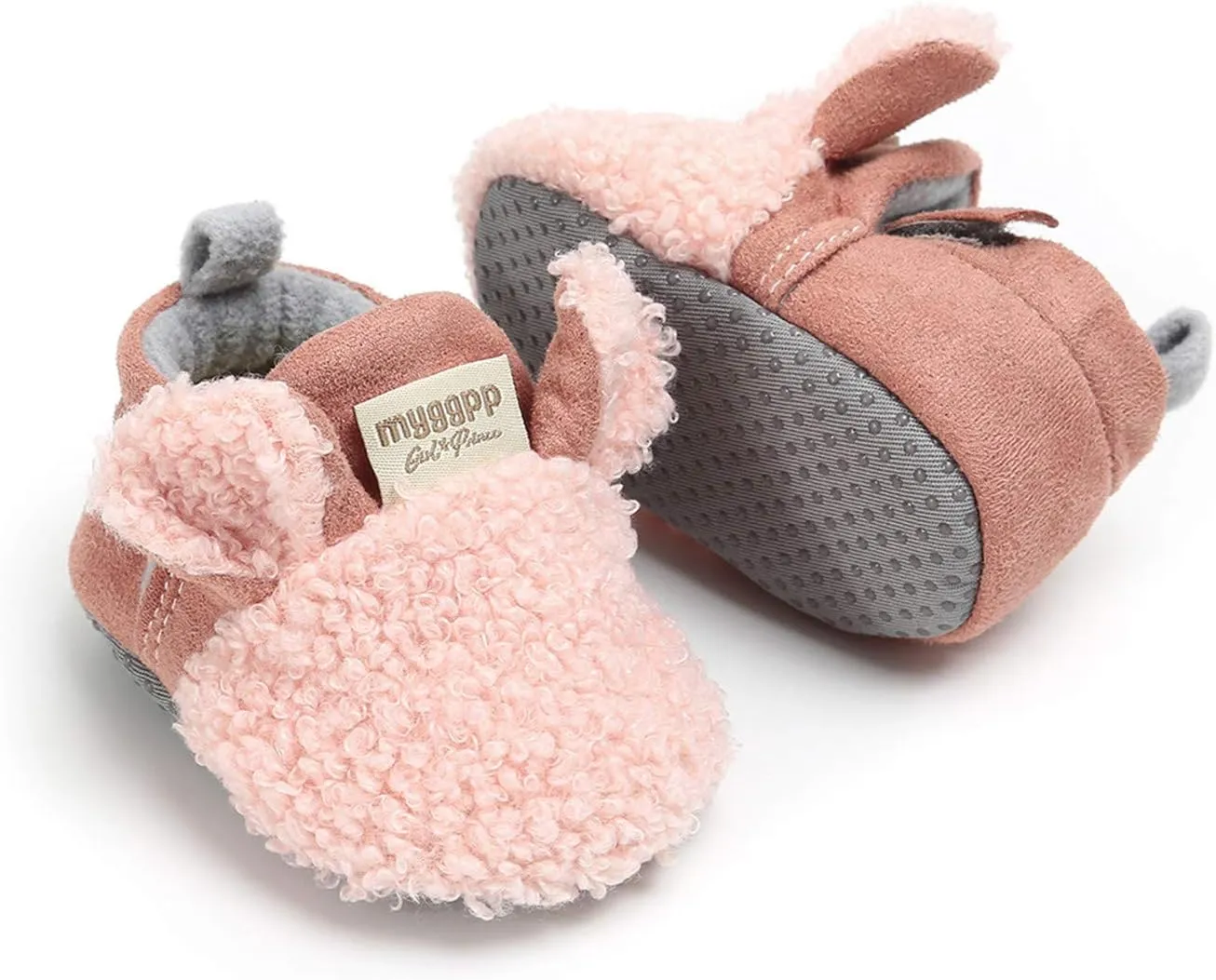 Toddler Cute Slippers Baby Warm Winter Cute Cartoon Animal Shape Shoes 0 to 18 Months Children Soft Sole Slippers