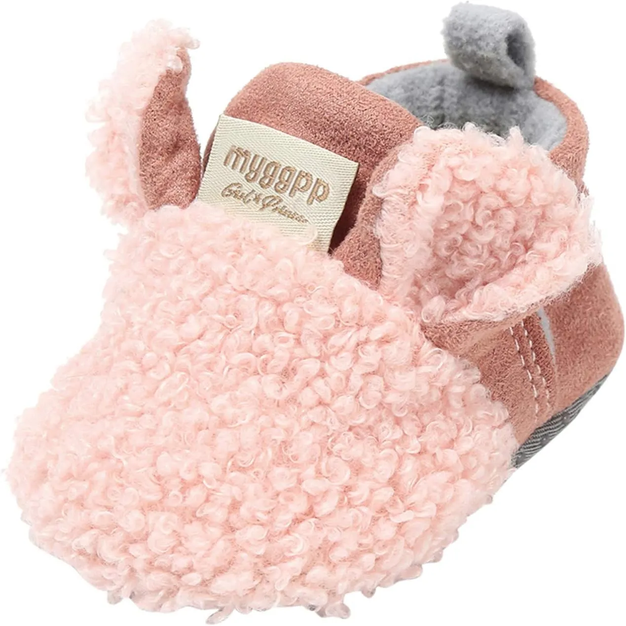 Toddler Cute Slippers Baby Warm Winter Cute Cartoon Animal Shape Shoes 0 to 18 Months Children Soft Sole Slippers