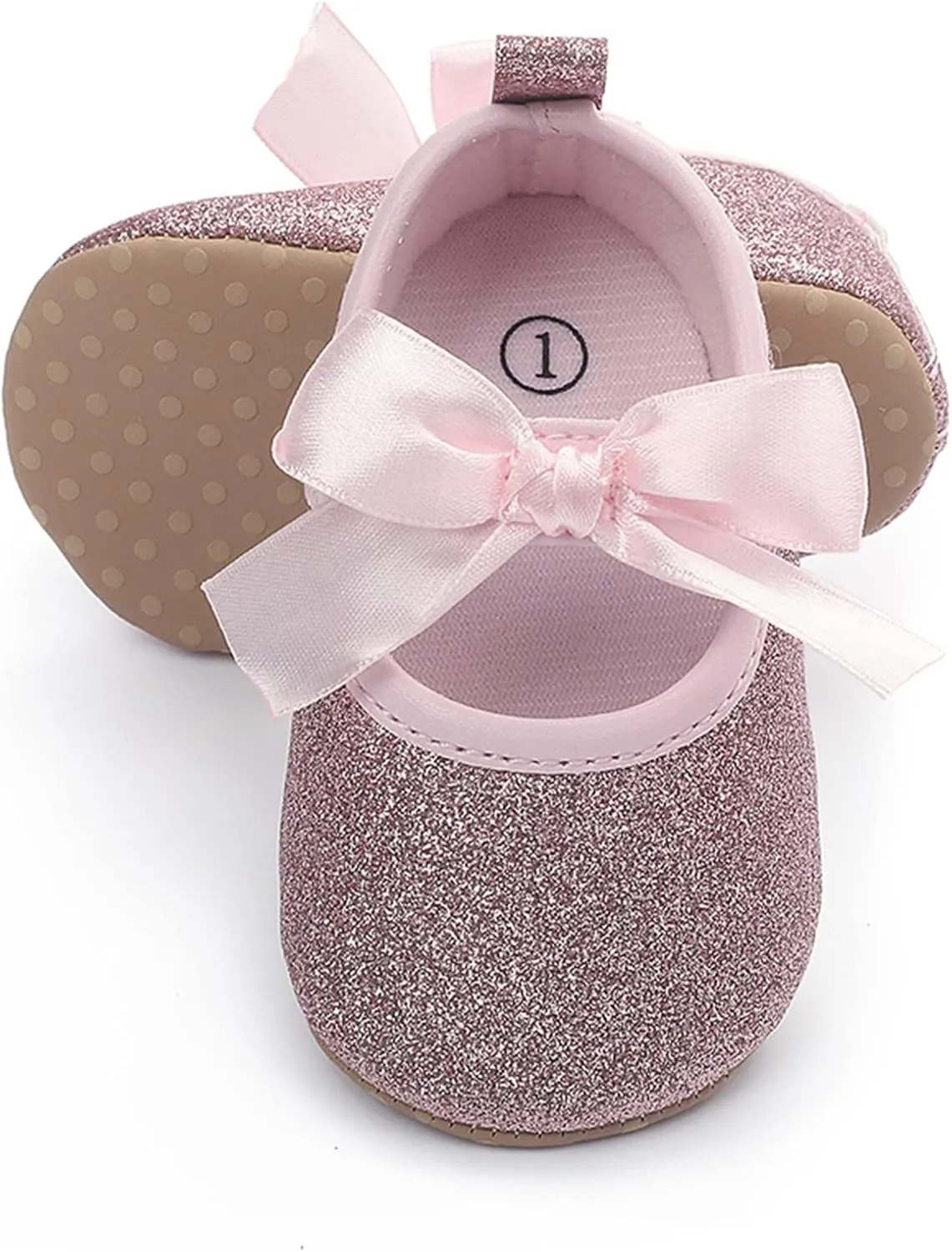 Toddler Girl Shoes Toddler Kids Infant Girls Soild Colour Bowknot Princress Shoes Soft Sole The Floor White Shoes
