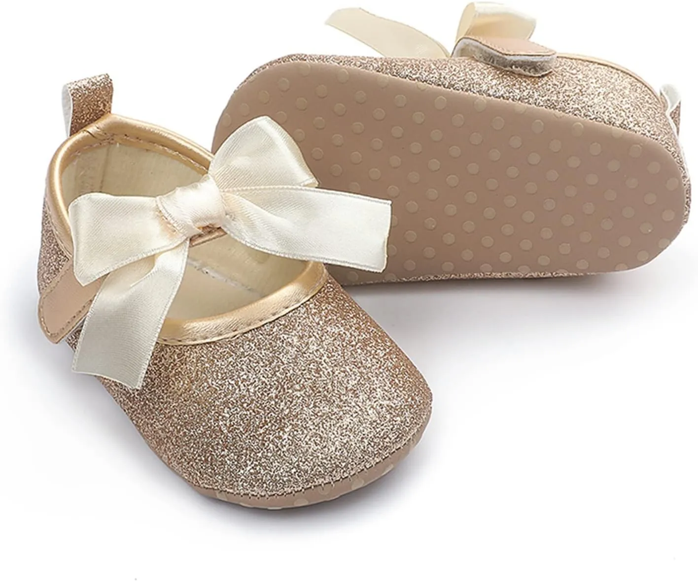 Toddler Girl Shoes Toddler Kids Infant Girls Soild Colour Bowknot Princress Shoes Soft Sole The Floor White Shoes