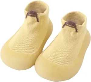 Toddler Girls Boys Barefoot Sock Shoes Breathable Soft House Slippers Baby Rubber Sole Indoor Walking Sneakers