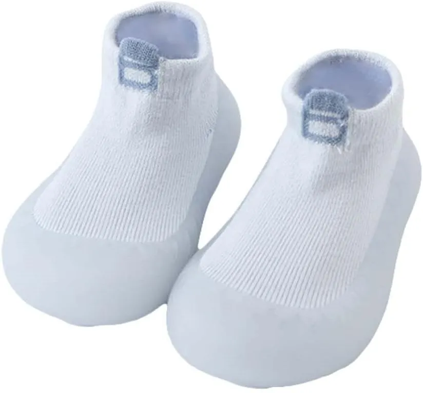 Toddler Girls Boys Barefoot Sock Shoes Breathable Soft House Slippers Baby Rubber Sole Indoor Walking Sneakers