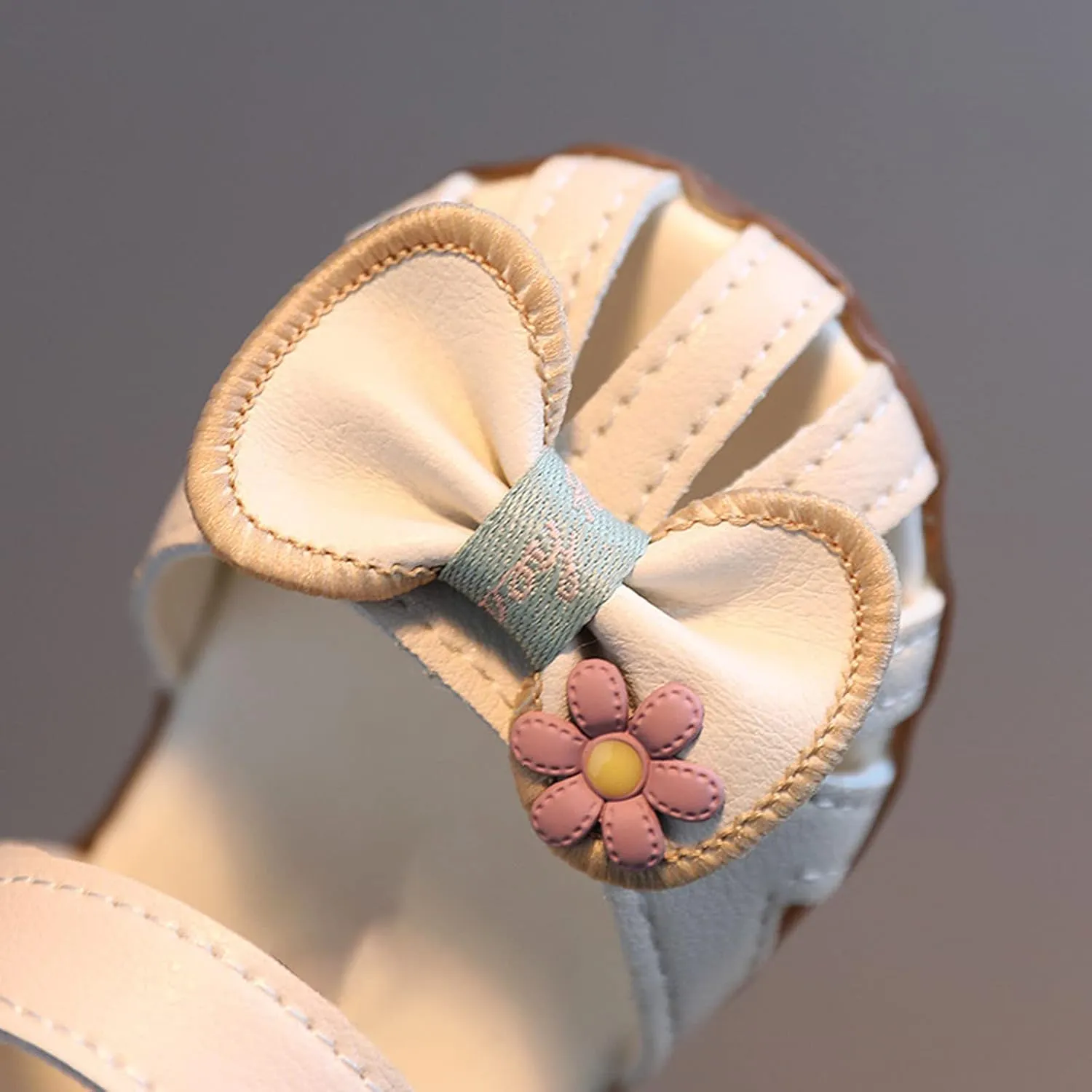 Toddler Girls' Sandals Shoes Children'S Sandals Toddler Shoes Baby Girls Soft Soles Non Slip Princess Girl Flip Flop