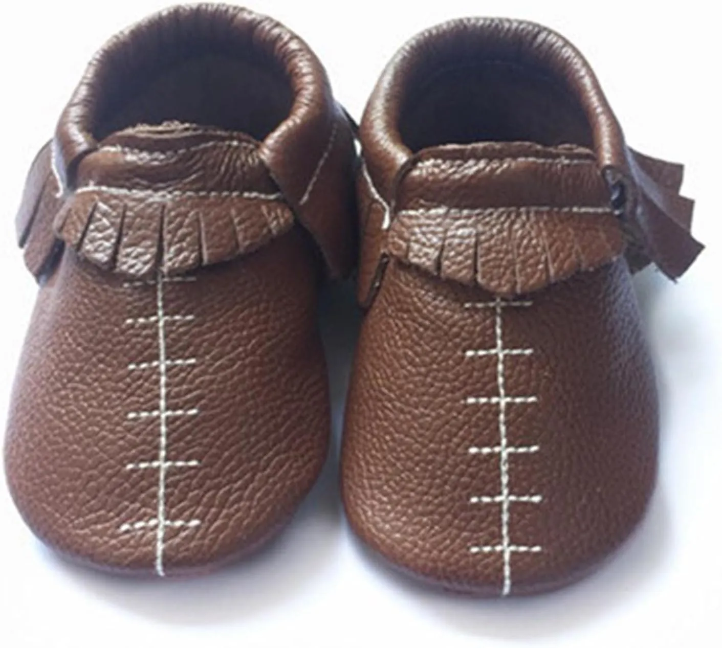 Toddler Infant Baseball Pattern Leather Shoes Unisex Soft Sole Slip On Prewalker Casual Sports Athletic Sneaker