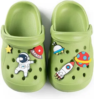 Toddler Kids Boys Girls Cute Garden Water Clogs Sandals Slip On Shoes Slipper Slides Lightweight Outdoor Summer Infant Children Beach Pool Shoes (Baby/Toddler Kids)