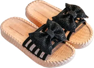 Toddler Kids Infant Girls Soild Bowknot Princress Shoes Soft Sole Non Slip First Walkers Size 3 Sandals for Girls