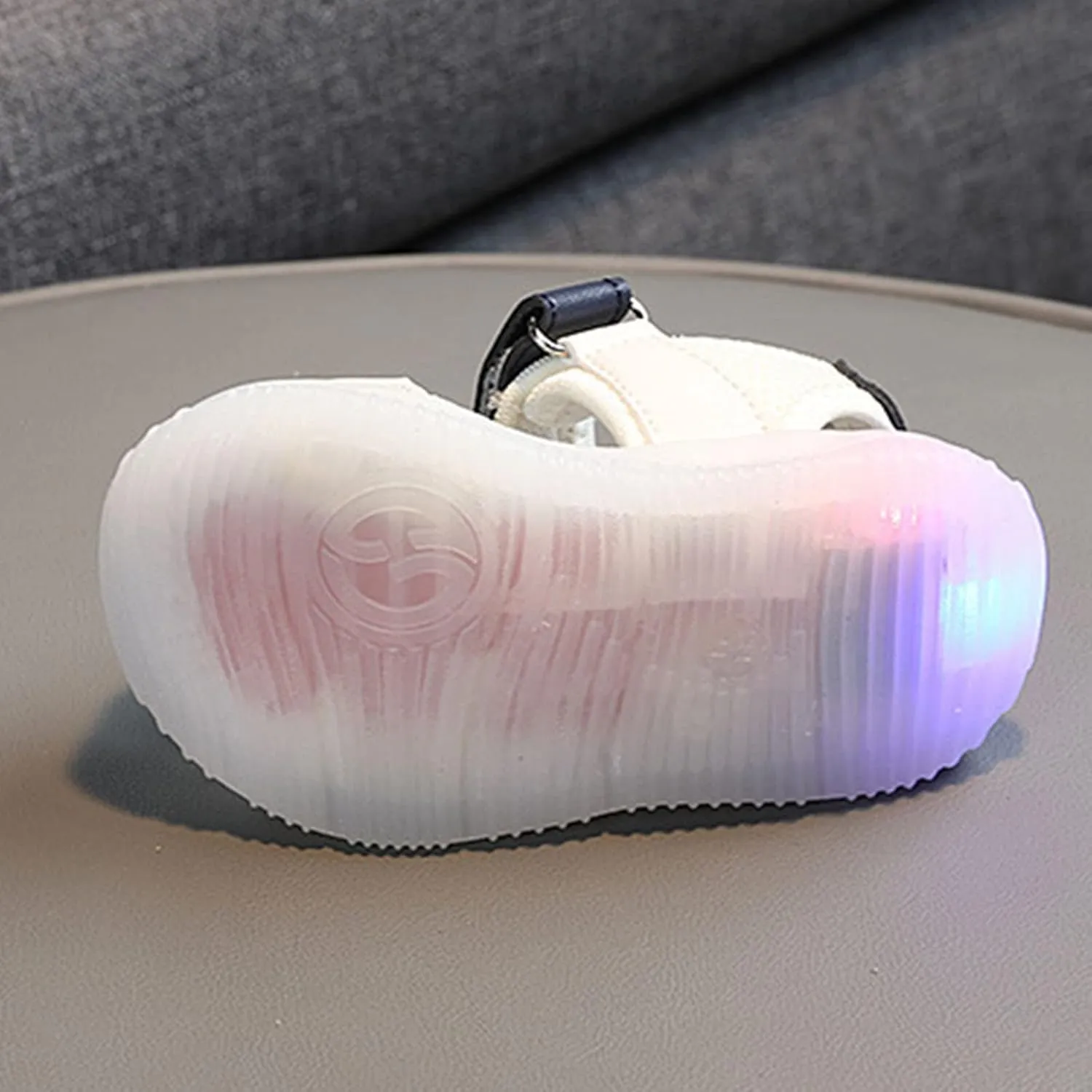Toddler Kids Sandals Light Up Shoes Boys Open Toe Soft Sole Luminous Sandals Girls Summer Slides LED Flashing Shoes