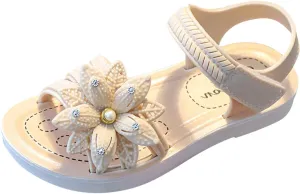 Toddler Kids Shoes Girls Sandals Summer New Soft Sole Non Slip Comfortable Fashion Princess Shoes Bow Sandals