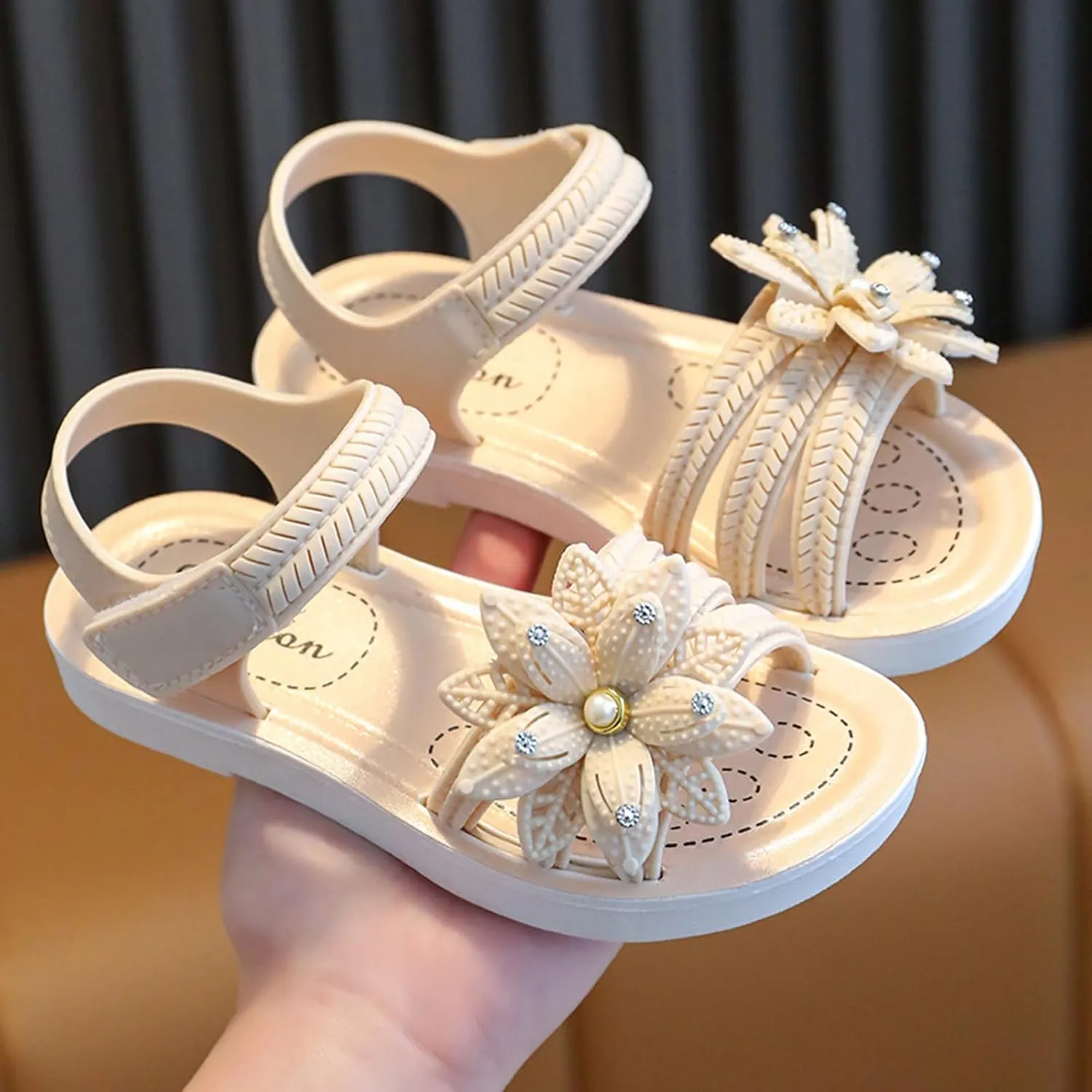 Toddler Kids Shoes Girls Sandals Summer New Soft Sole Non Slip Comfortable Fashion Princess Shoes Bow Sandals