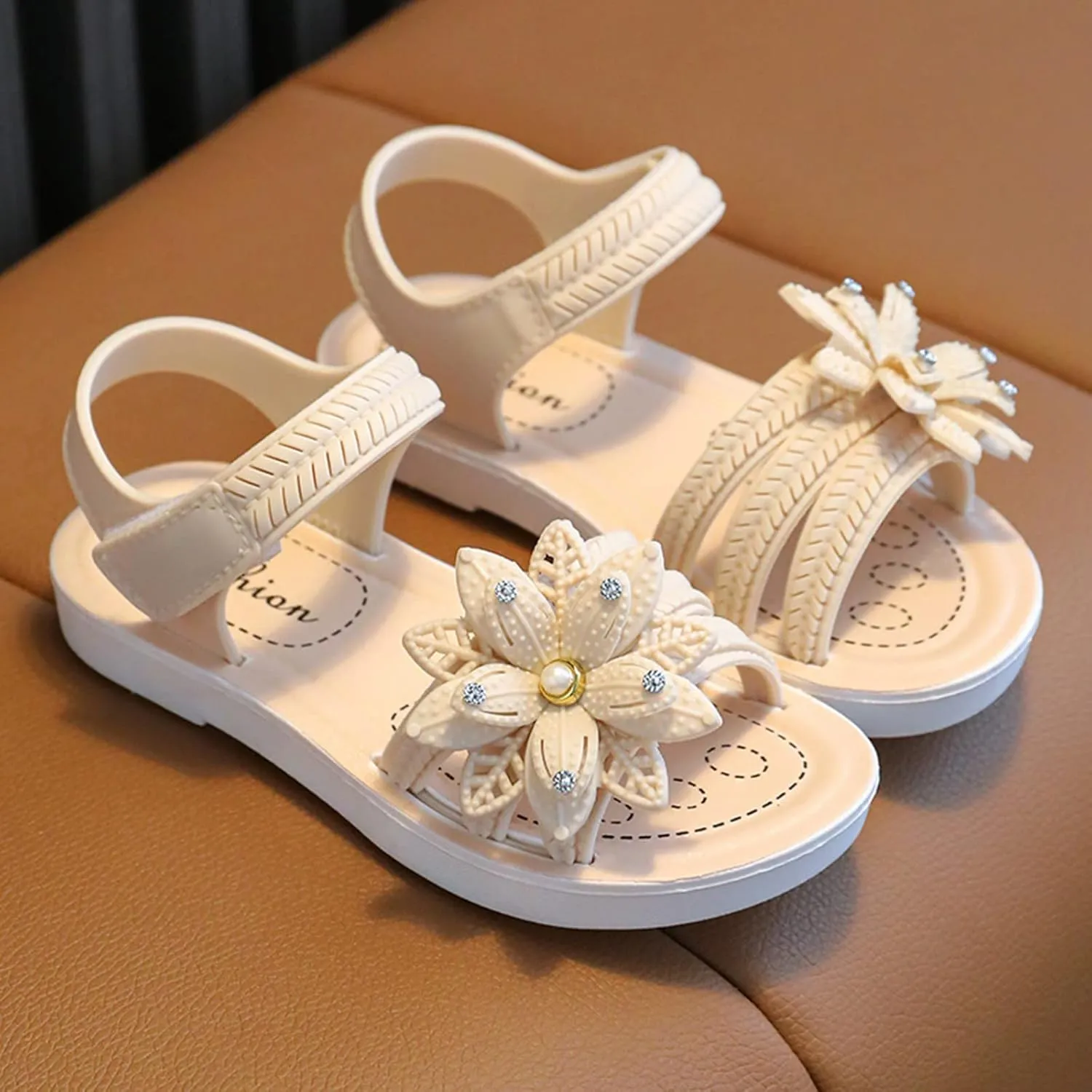 Toddler Kids Shoes Girls Sandals Summer New Soft Sole Non Slip Comfortable Fashion Princess Shoes Bow Sandals