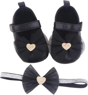 Toddler Lace High Tops Headband Princess Girls Prewalker Bowknot Soft Infant Baby Rechargeable Shoes Girls