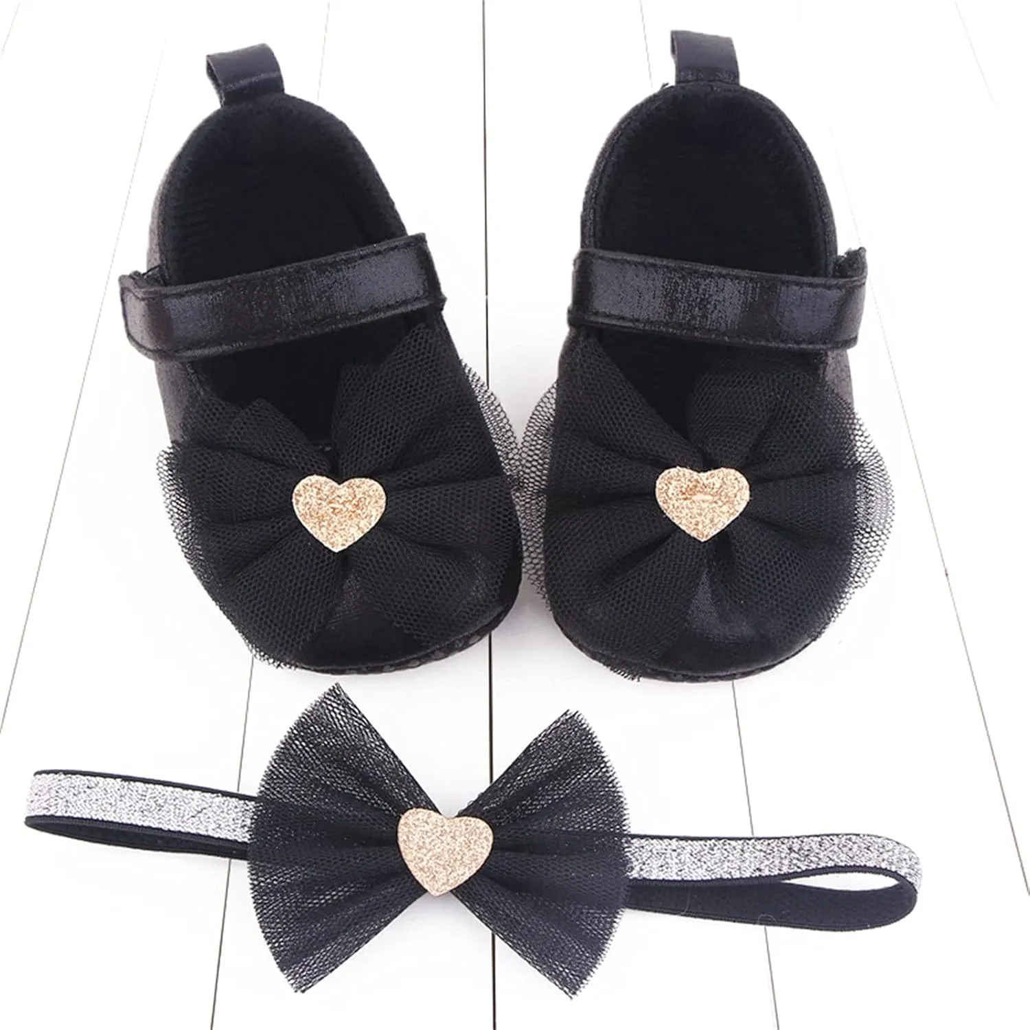 Toddler Lace High Tops Headband Princess Girls Prewalker Bowknot Soft Infant Baby Rechargeable Shoes Girls
