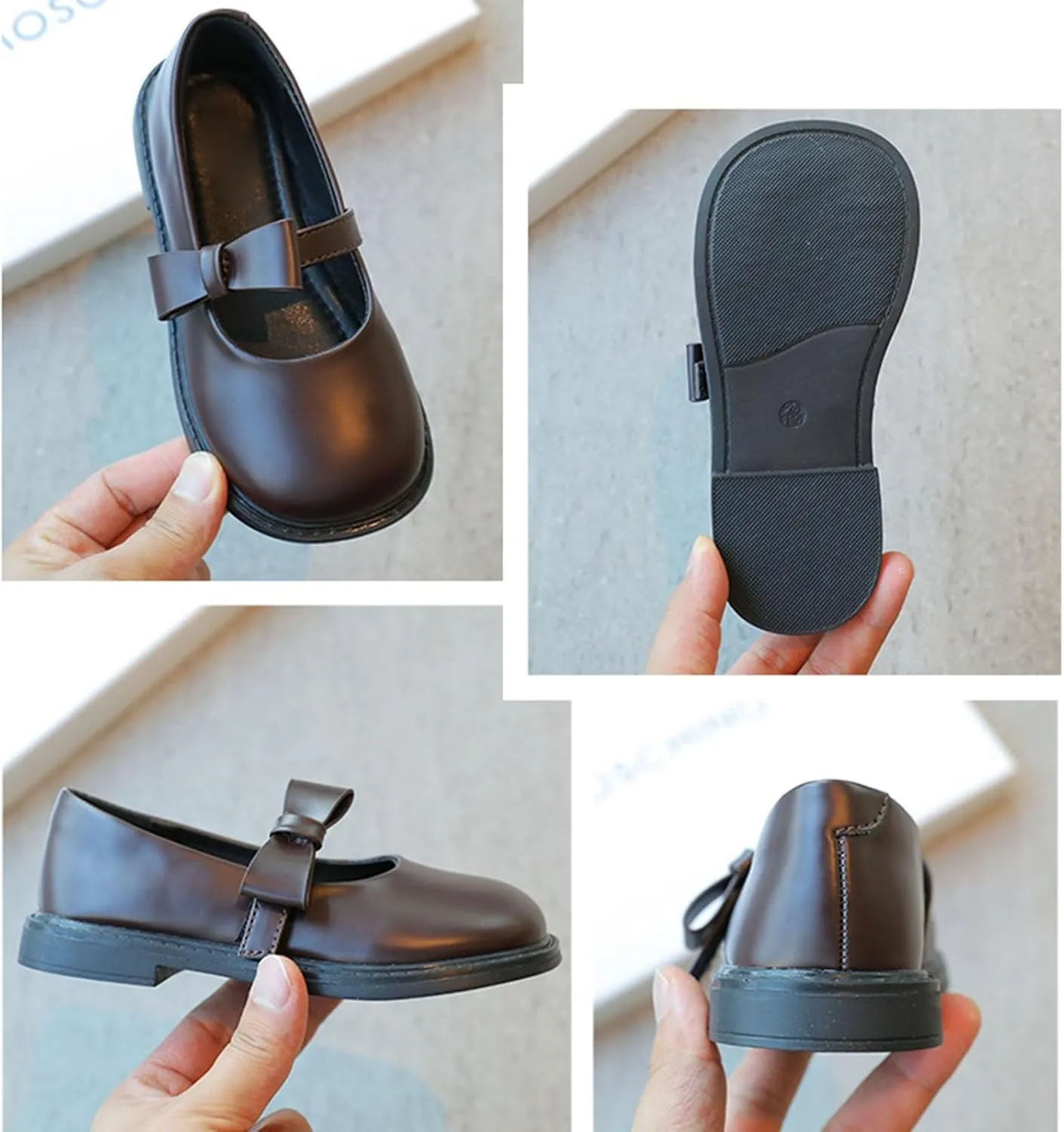 toddler sandal New Solid Rubber Soft Sole Anti Slip And Girls' Princess Shoes Leather Shoes