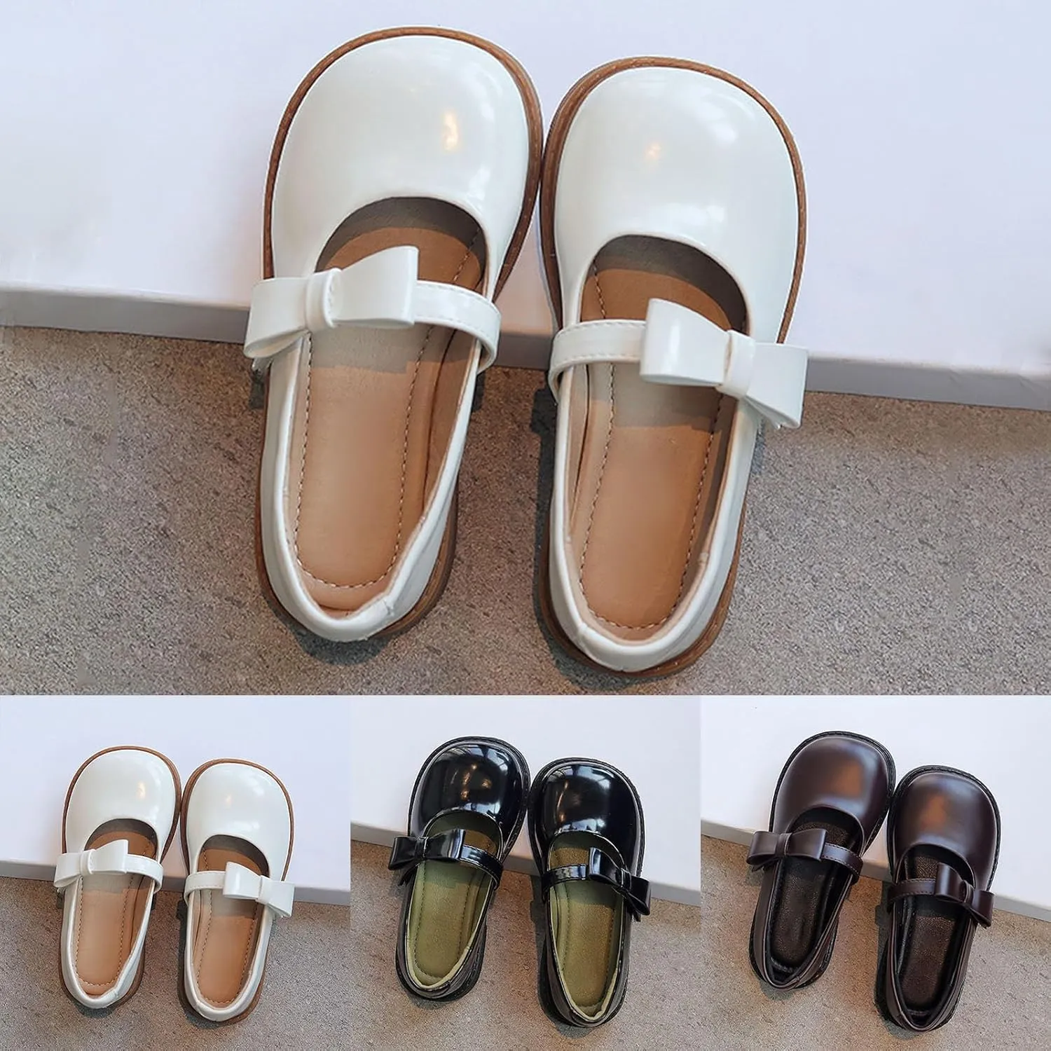 toddler sandal New Solid Rubber Soft Sole Anti Slip And Girls' Princess Shoes Leather Shoes