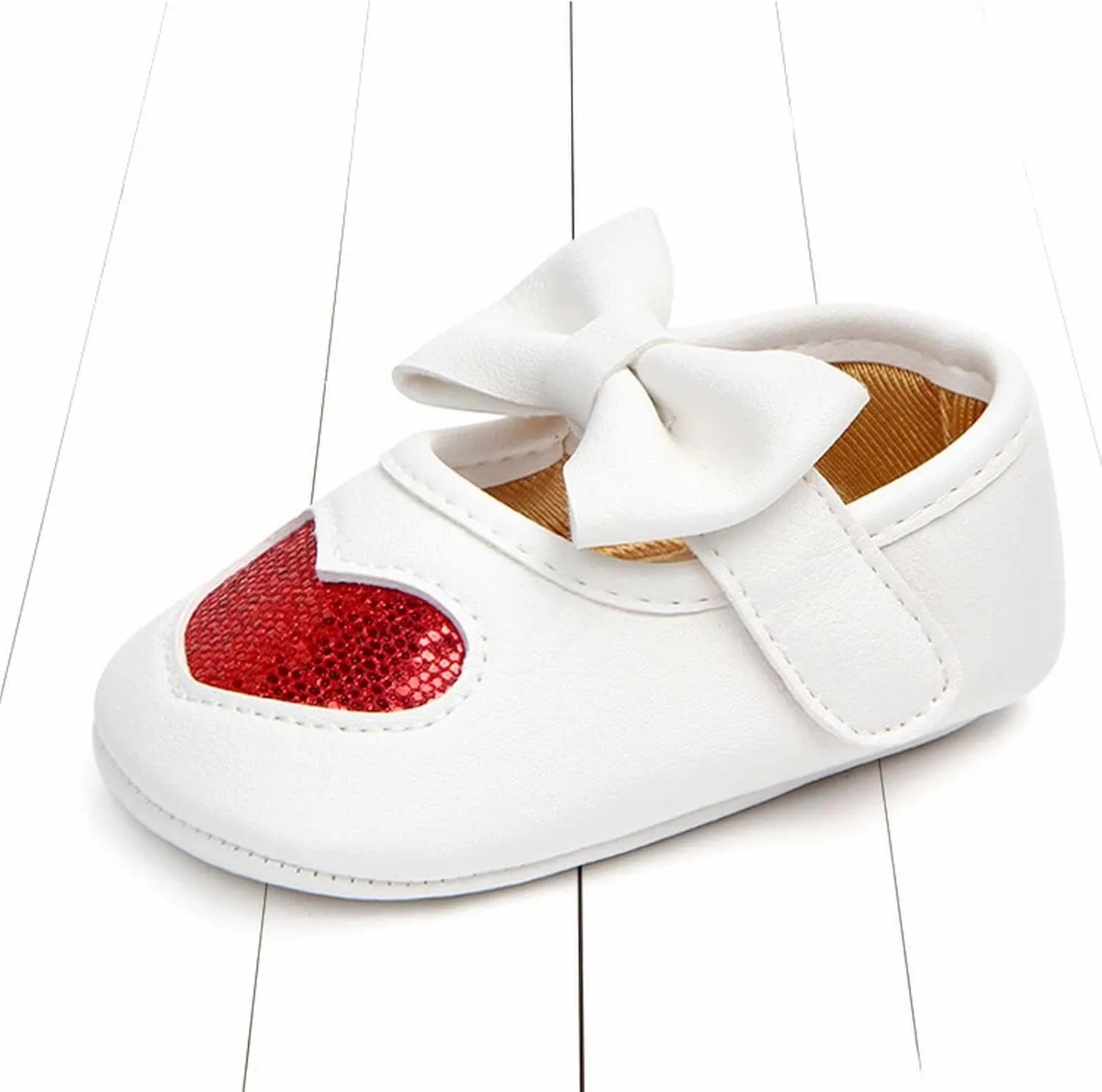 Toddler Shoes Four Color Baby Princess Shoes Baby Shoes Indoor Love Baby Shoes White Shoes Toddler Girl Shoes Size 12