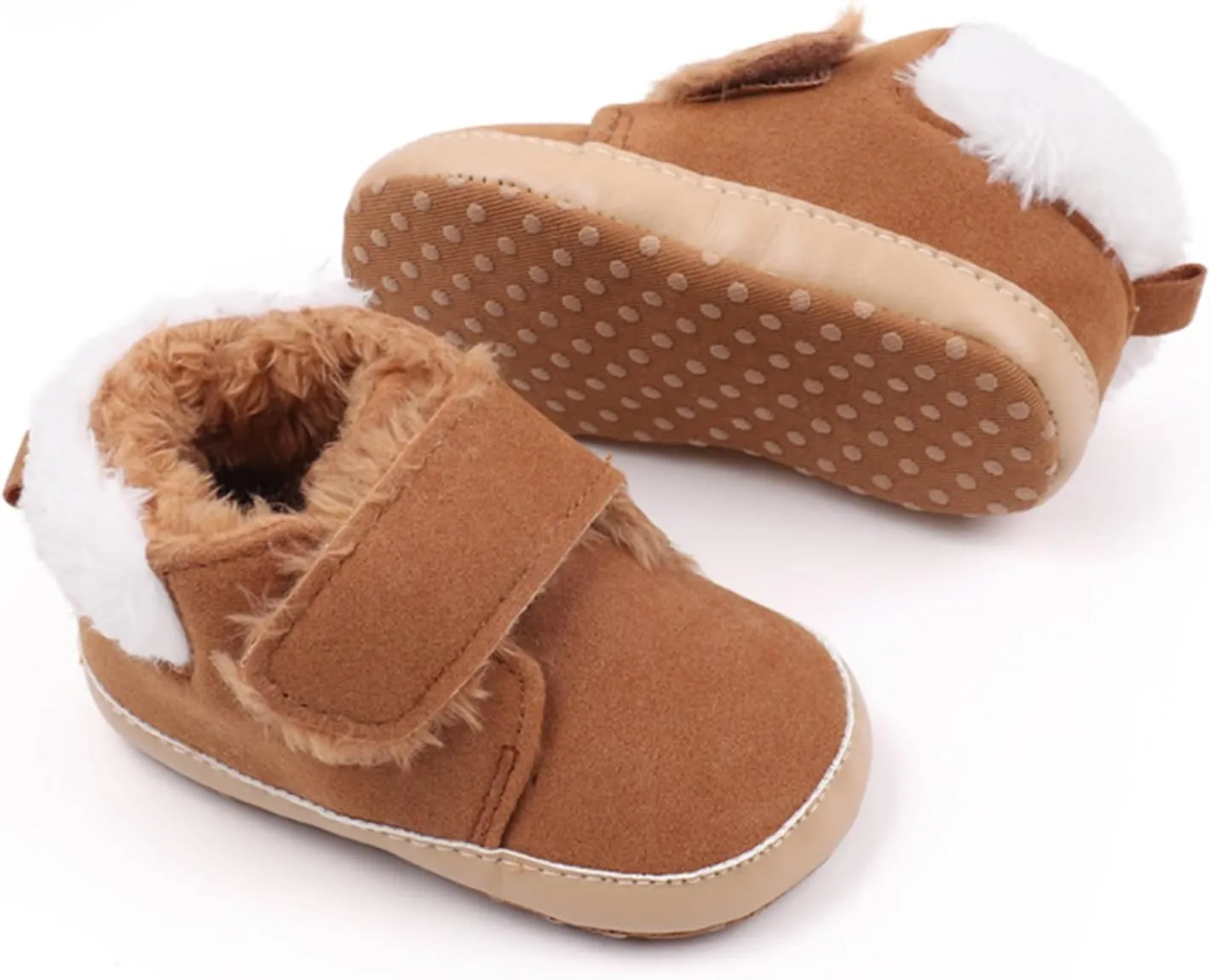 Toddler Slippers Girls Boys Non Slip Fuzzy House Shoes Soft Sole Baby Indoor Socks Walkers Boots