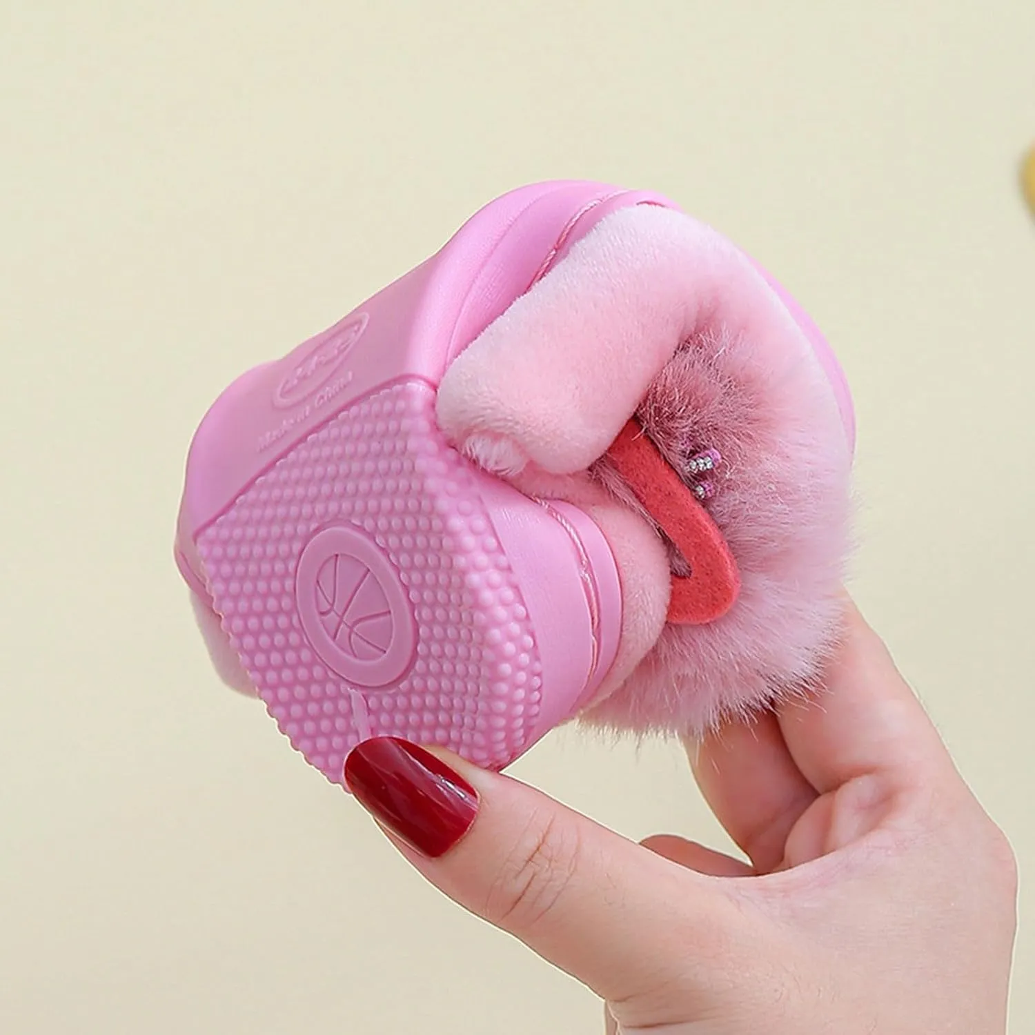 Toddler Slippers Girls Boys Soft Sole Non Slip Socks Slippers First Walking Shoes Fleece Fluff ?All Slipper