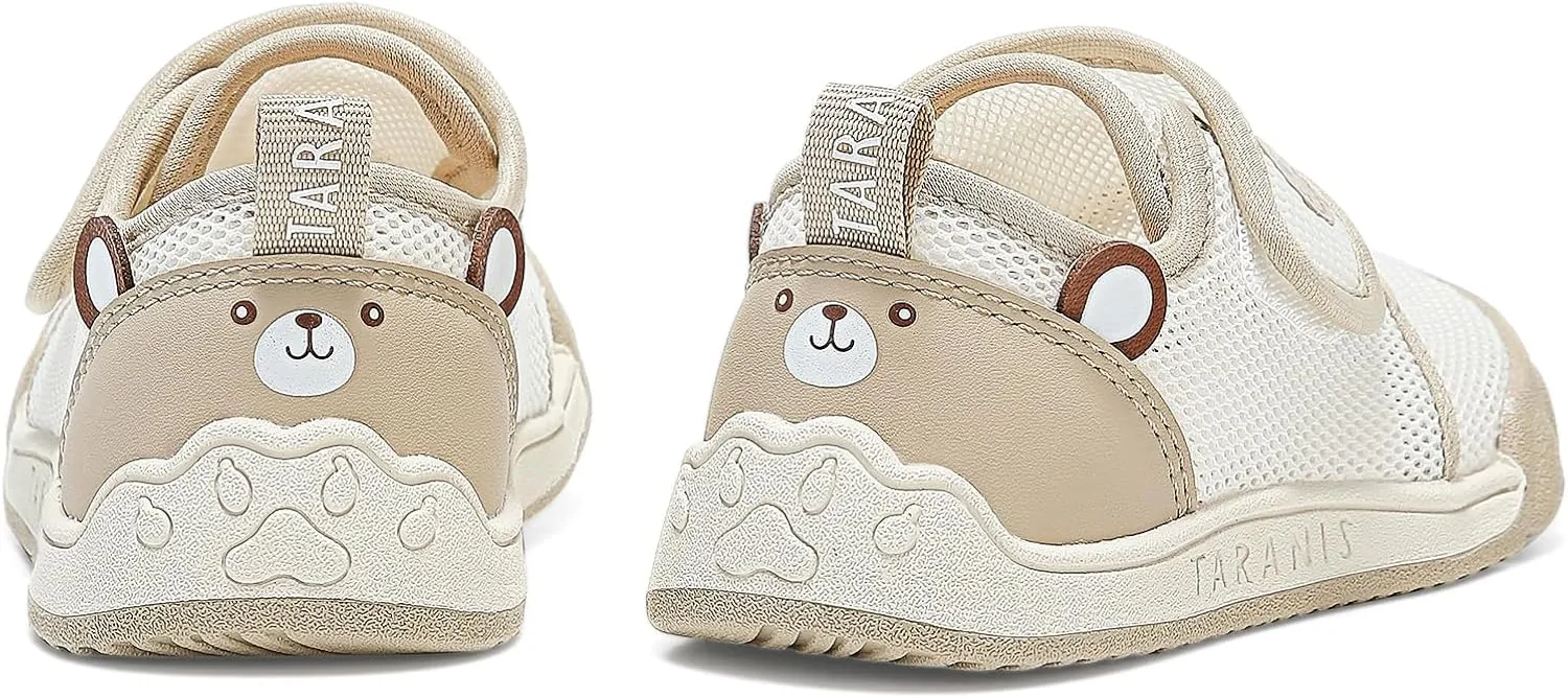 Toddler Sneakers Girls Boys Breathable Walking Shoes Mesh Upper with Hook and Loop