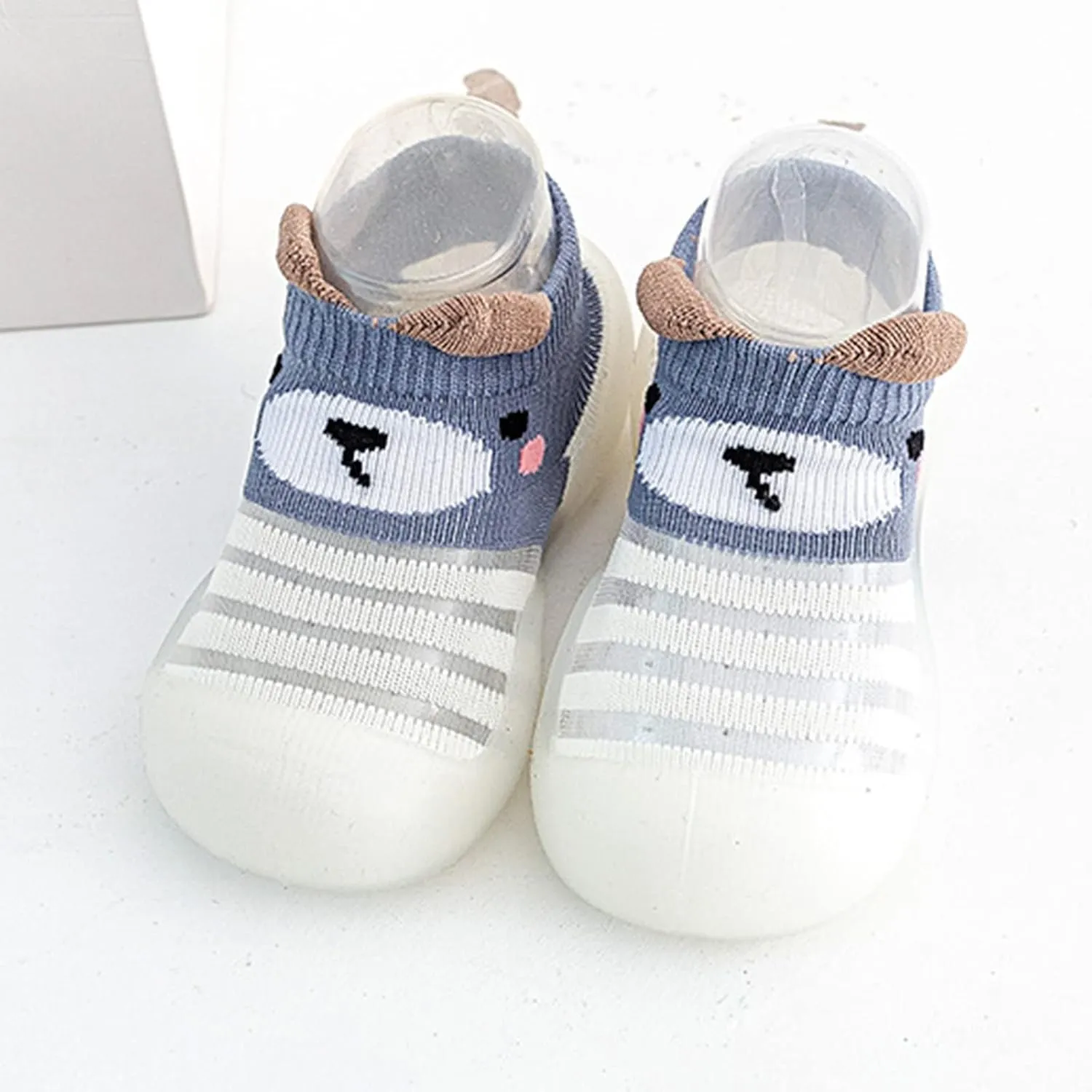 Toddler Sock Shoes,Infant Boys Girls Animal Prints Cartoon Socks Shoes Mesh The Floor Socks Non Slip Prewalker Shoes