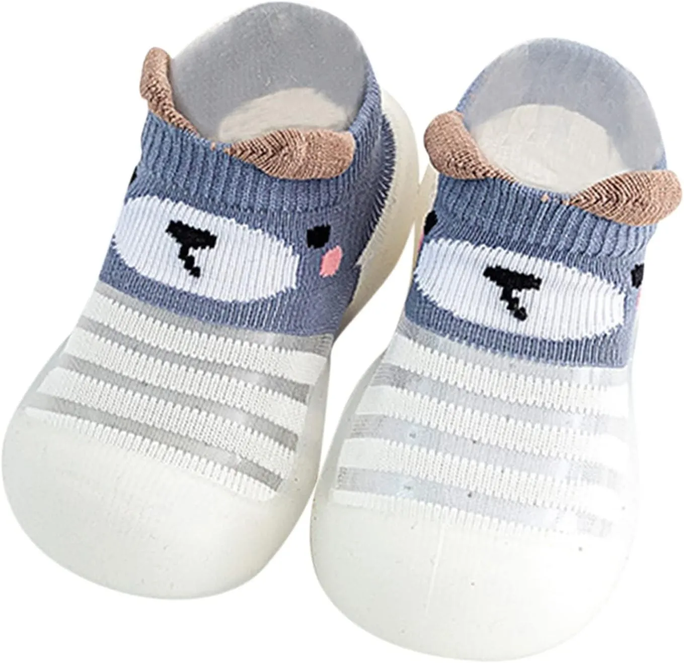 Toddler Sock Shoes,Infant Boys Girls Animal Prints Cartoon Socks Shoes Mesh The Floor Socks Non Slip Prewalker Shoes
