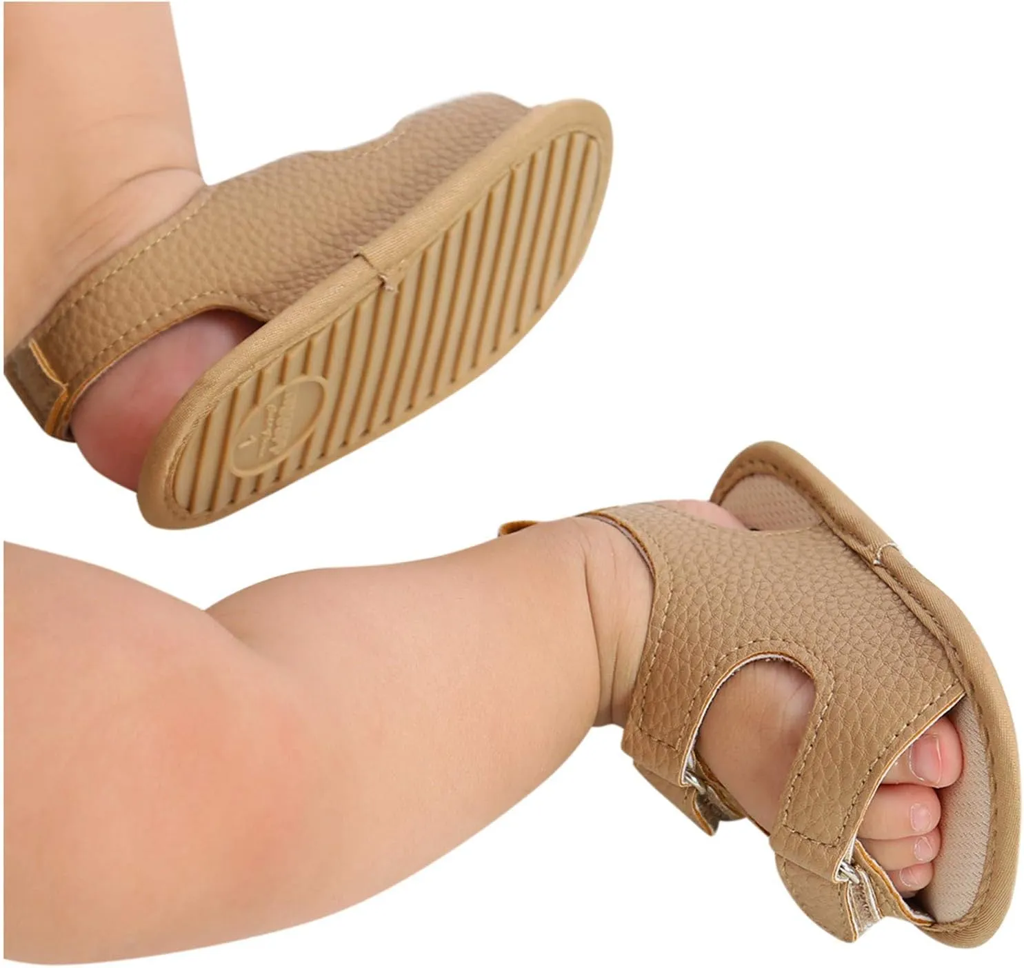 Toddler Soft Foot Warmer Flat Girls Rubber Baby Soft Boys Walking Non-Slip Sandals Sole Shoes Prewalker Baby