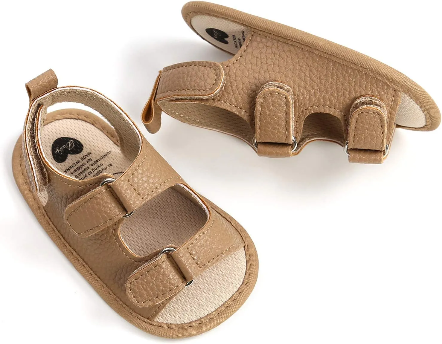 Toddler Soft Foot Warmer Flat Girls Rubber Baby Soft Boys Walking Non-Slip Sandals Sole Shoes Prewalker Baby
