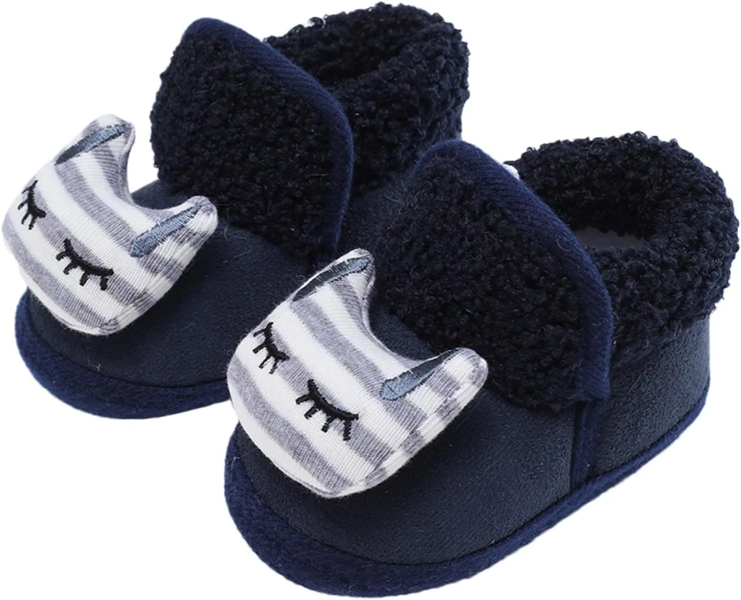 Toddler Walking Shoes Baby Girls Boys Warm Shoes Soft Sole Booties Snow Boots Infant Comfortable Shoes