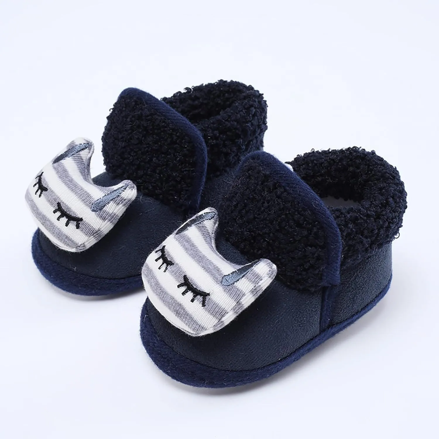 Toddler Walking Shoes Baby Girls Boys Warm Shoes Soft Sole Booties Snow Boots Infant Comfortable Shoes