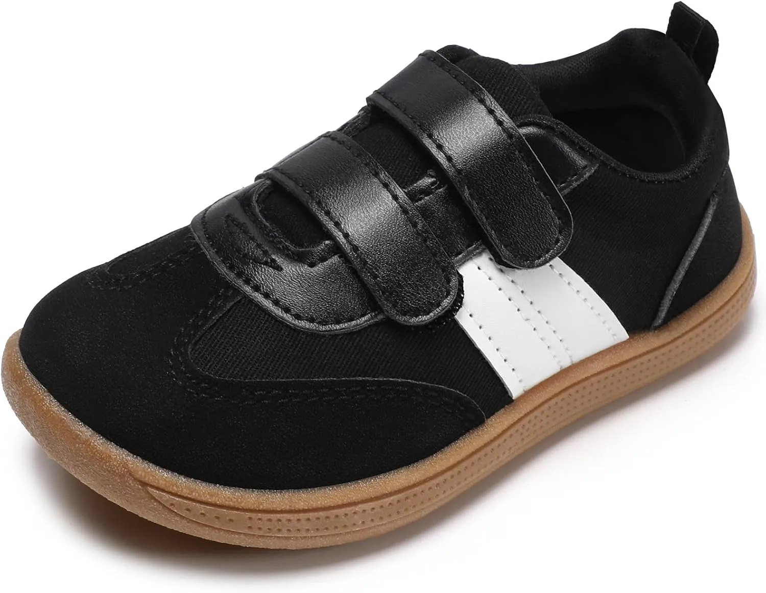 Toddler Wide Toe Box Shoes:Boys Barefoot Shoes Kids Walking Shoes Boy Sneakers Non-Slip Zero Drop Shoes,Toddler First Walking Shoes Comfort Tennis Outdoor Activities