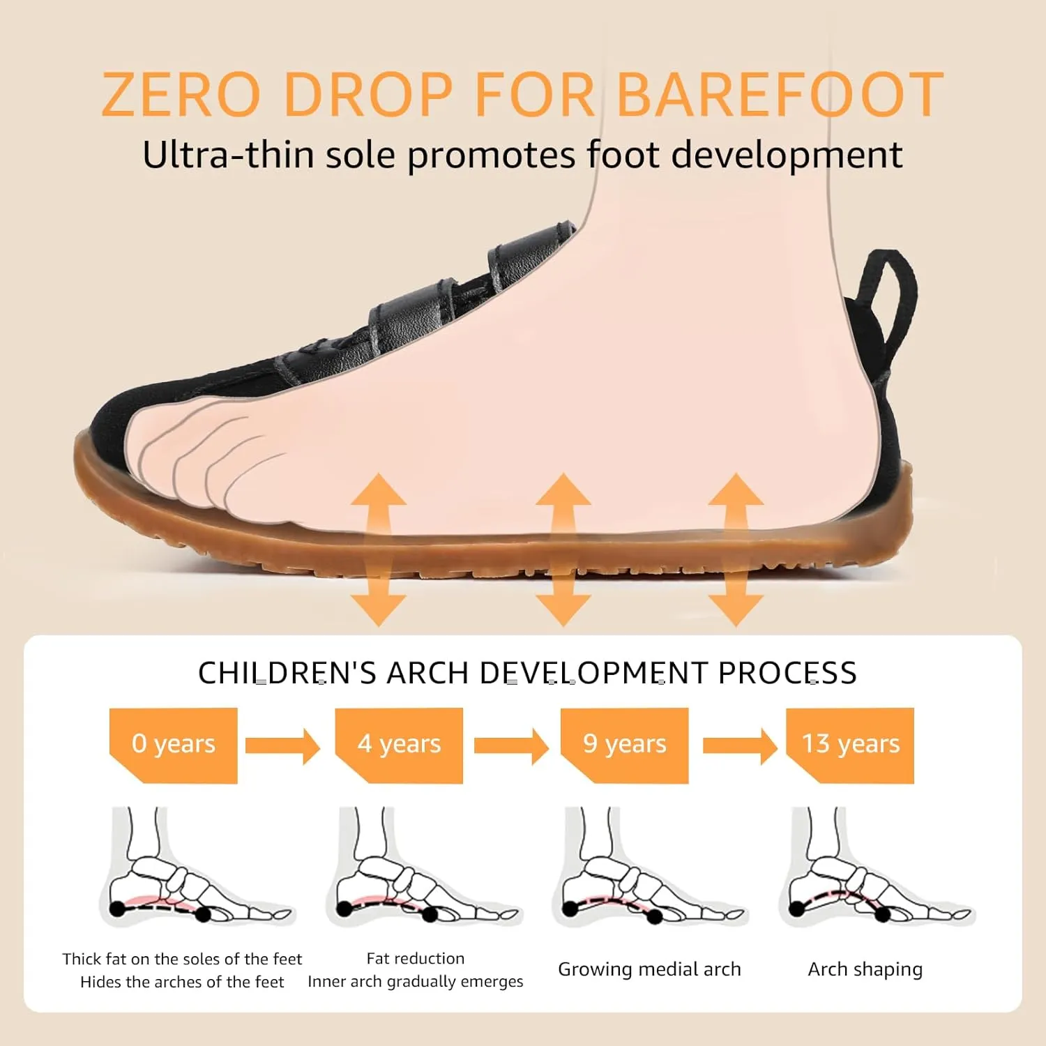 Toddler Wide Toe Box Shoes:Boys Barefoot Shoes Kids Walking Shoes Boy Sneakers Non-Slip Zero Drop Shoes,Toddler First Walking Shoes Comfort Tennis Outdoor Activities