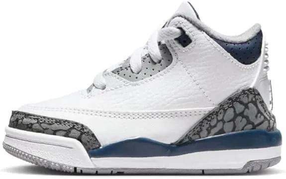 Toddler's Jordan 3 Retro 'White/Midnight Navy' (DM0968 140) TD - Size 10c