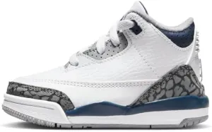 Toddler's Jordan 3 Retro 'White/Midnight Navy' (DM0968 140) TD - Size 10c