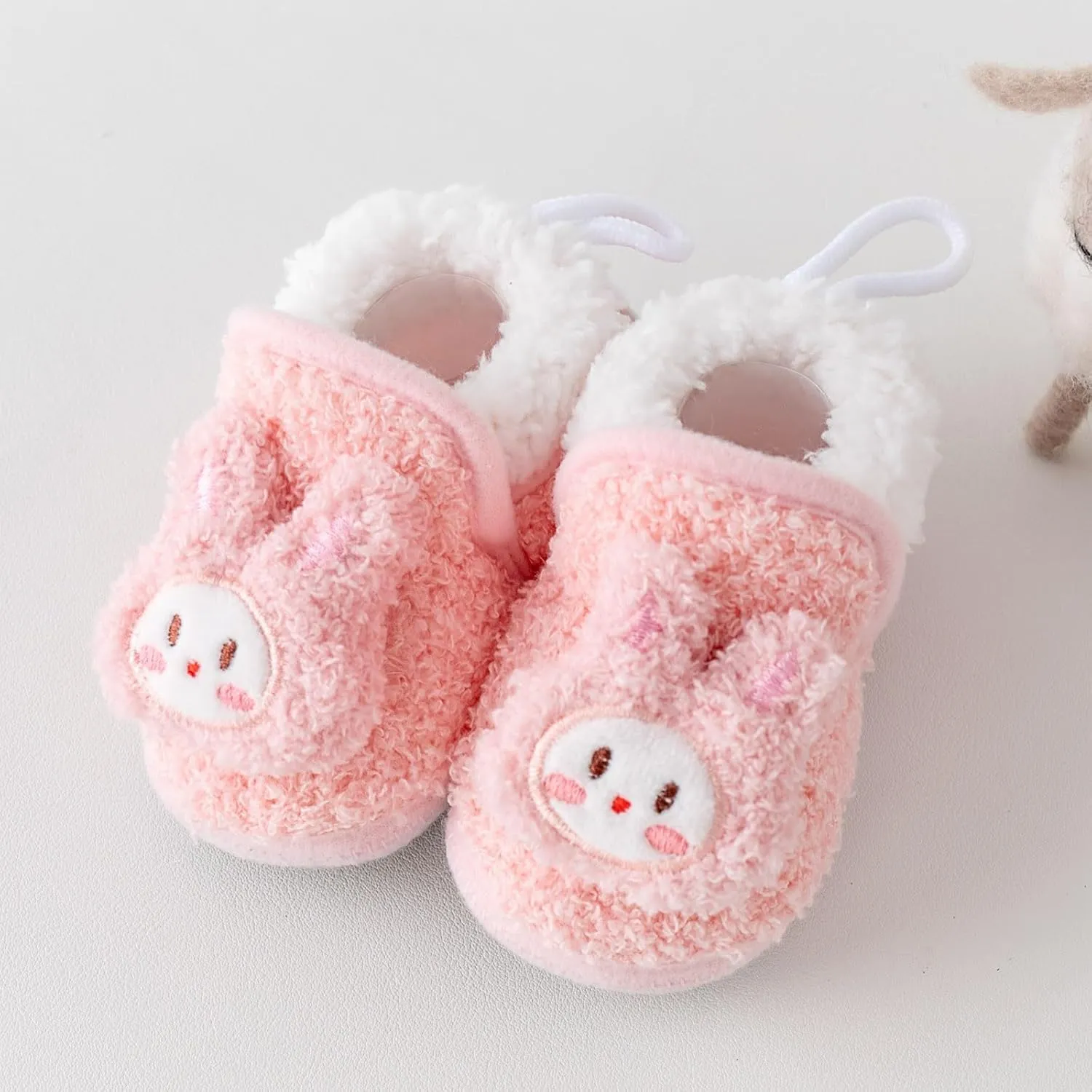 Unisex Baby Boys Cotton Booties Soft Bottom Moccasins Non-Slip Toddler Shoe Newborn Shoes Infant Footwear