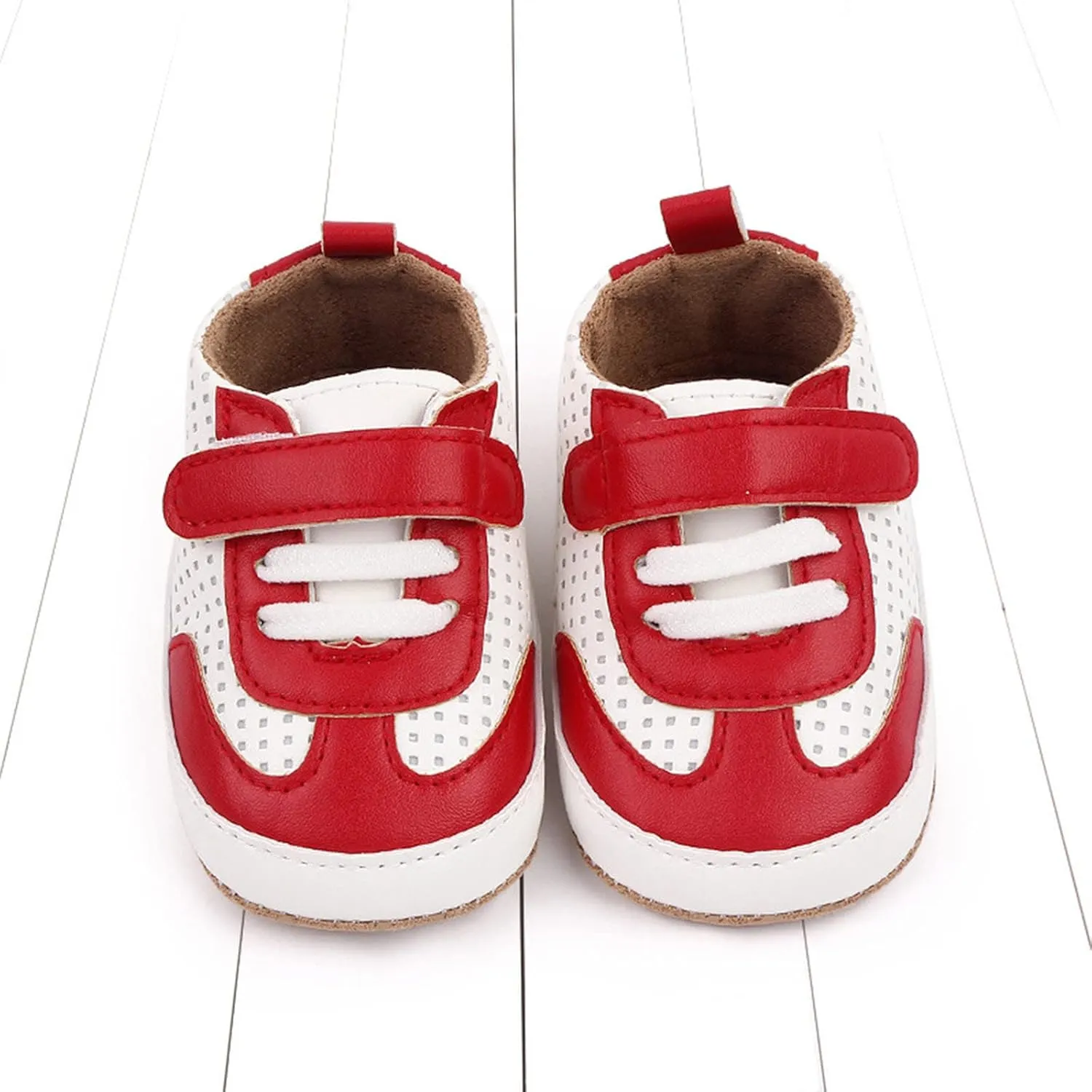 Unisex Baby Boys Girls Sneakers Infant Toddler Non-Slip Soft Rubber Sole Lightweight First Walking Sports Shoes