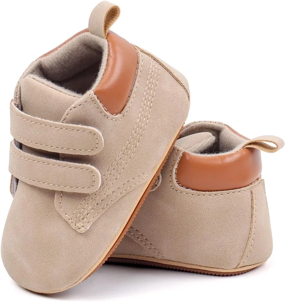 Unisex Baby Girls Boys High-top Shoes, Newborn Infant Anti-Slip Soft Sole First Walking Breathable Sneakers