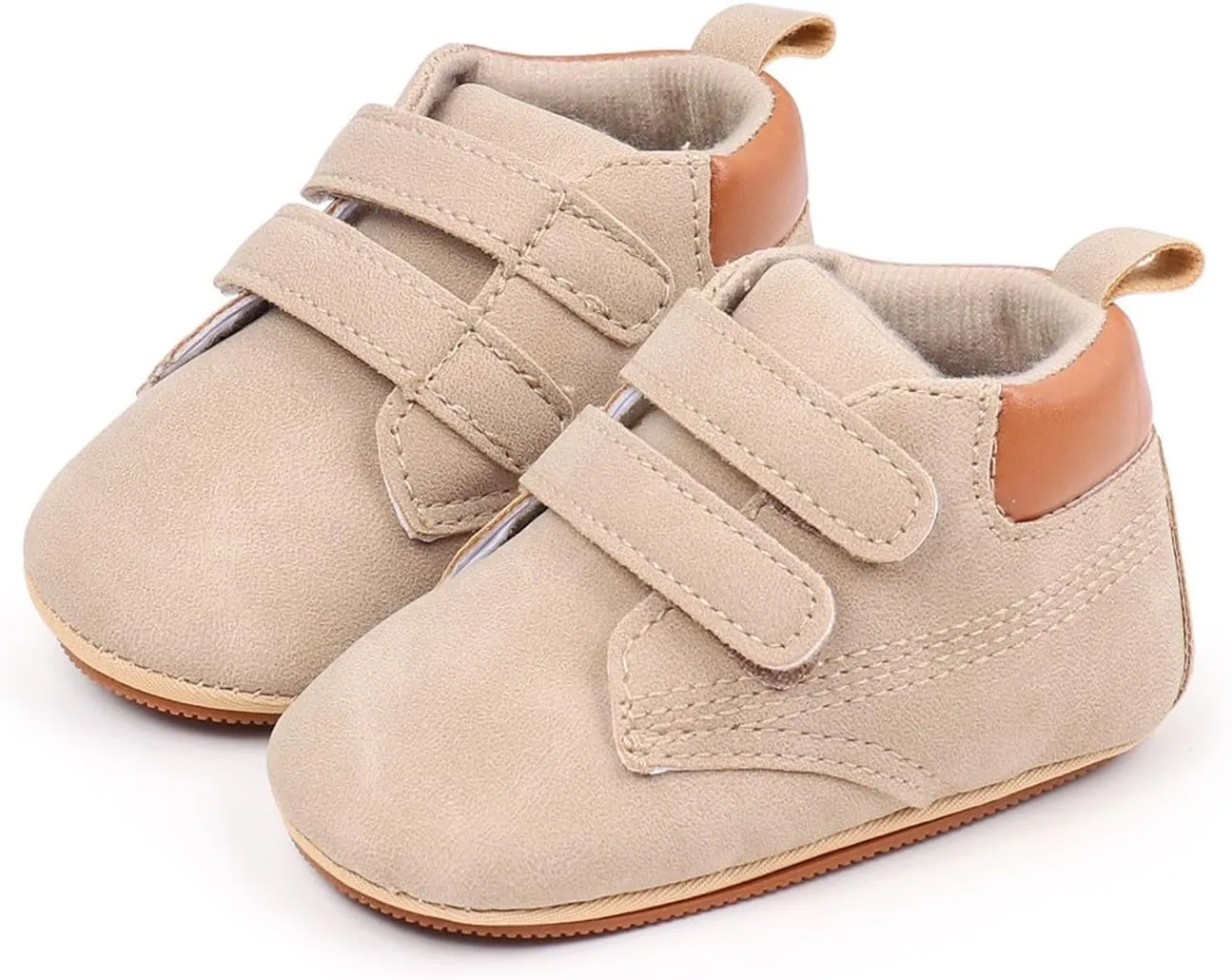 Unisex Baby Girls Boys High-top Shoes, Newborn Infant Anti-Slip Soft Sole First Walking Breathable Sneakers