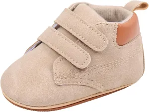 Unisex Baby Girls Boys High-top Shoes, Newborn Infant Anti-Slip Soft Sole First Walking Breathable Sneakers