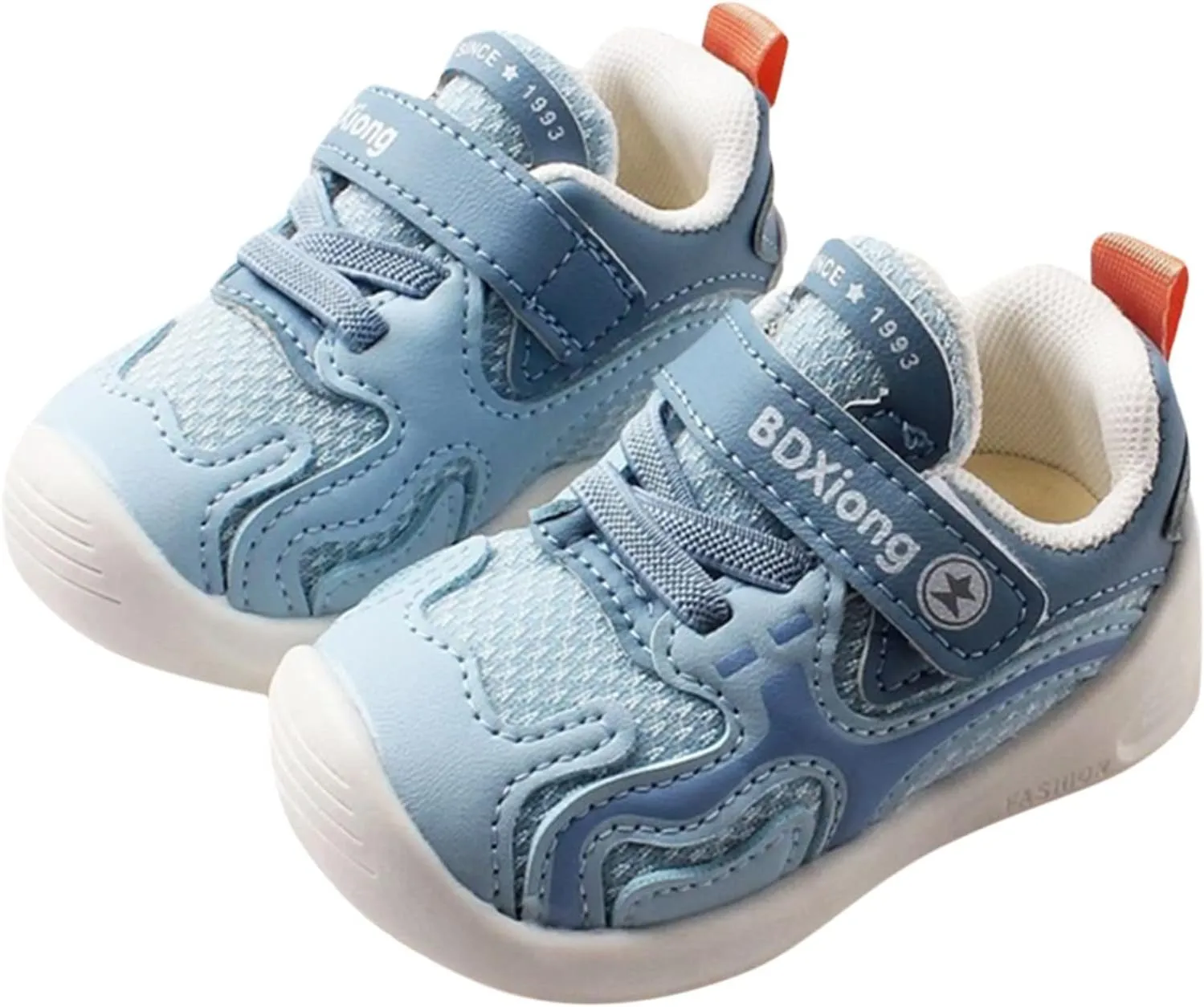Unisex-Child Athletic Crib Shoe Infant Baby Boys Girls Sneaker Leather Soft Sole Non-Slip Outdoor Toddler Casual