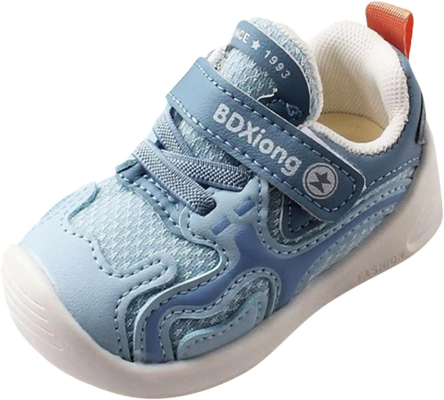 Unisex-Child Athletic Crib Shoe Infant Baby Boys Girls Sneaker Leather Soft Sole Non-Slip Outdoor Toddler Casual