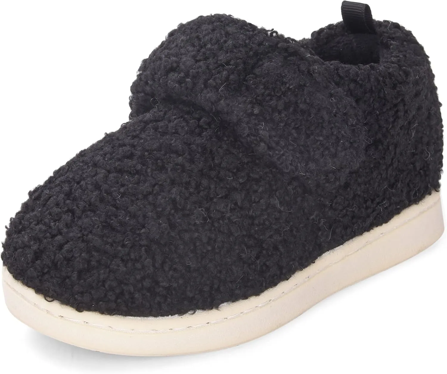 VONMAY Kids Cozy Toddler Fleece Slippers for Boys Girls, Soft & Warm Indoor Shoes with Adjustable Hook & Loop Closure  Perfect for Indoor & Outdoor